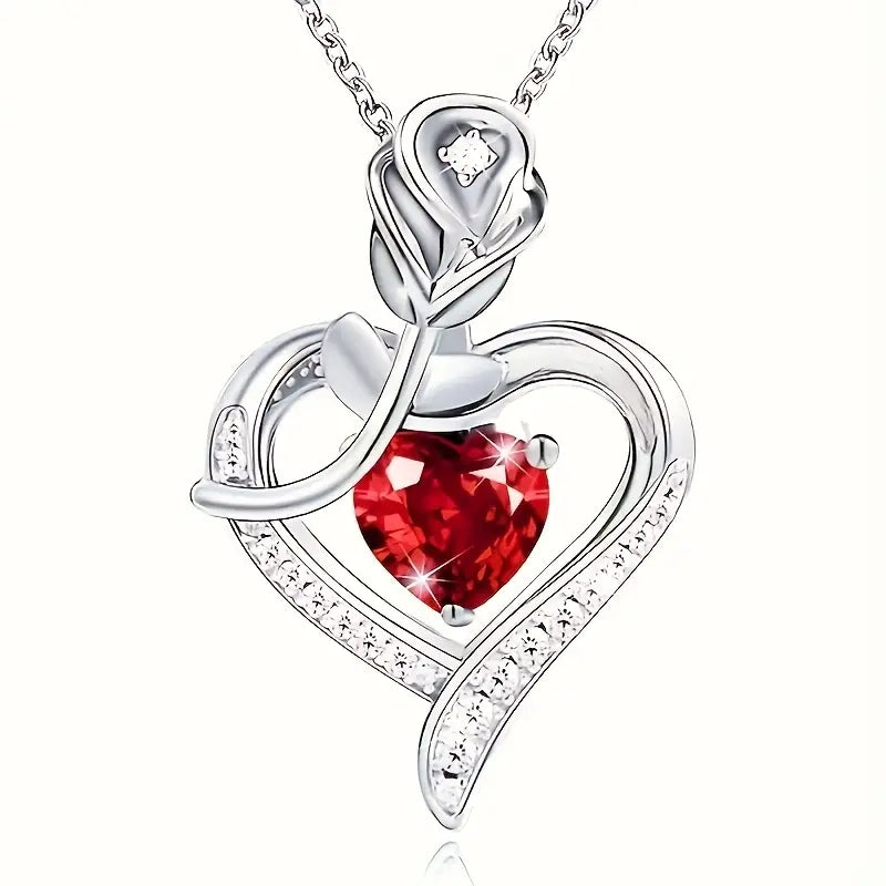 Rosira Emberveil Necklace | White Gold