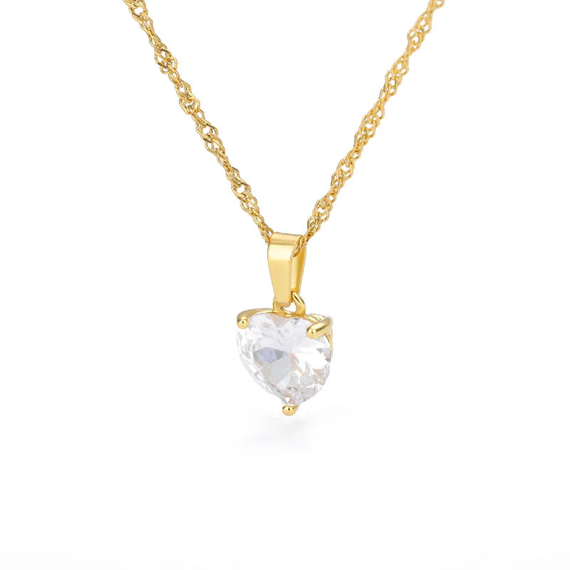Vionara Luxe Cut Heart Pendant Necklace