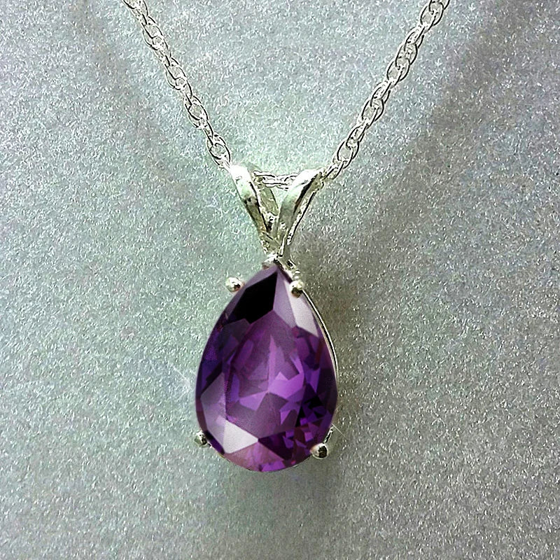 Dahlia Crystal Drop Necklace