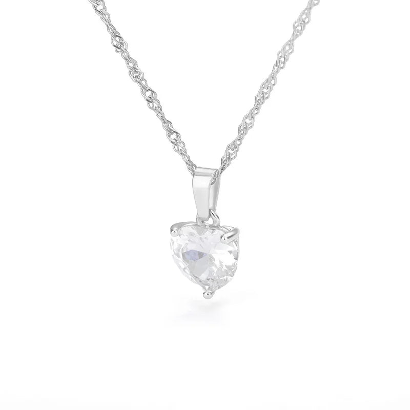Vionara Luxe Cut Heart Pendant Necklace