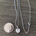 Vionara Luxe Cut Heart Pendant Necklace