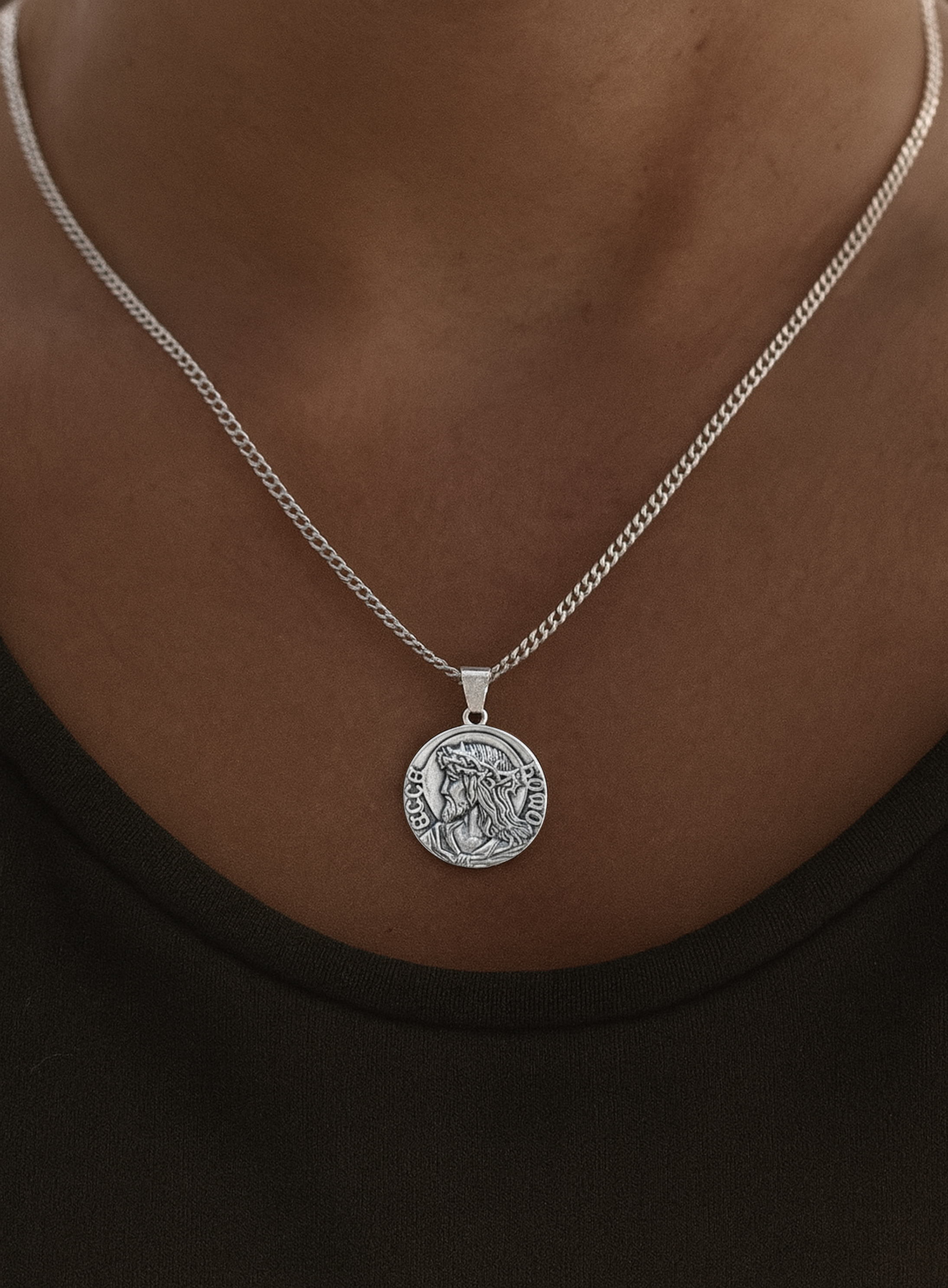JESUS QUARTER NECKLACE