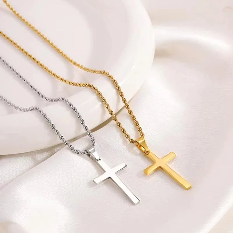 Covenant Solid Cross Necklace