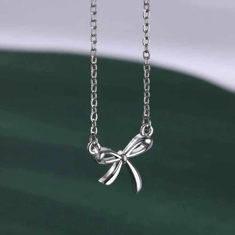 Norina Petite Ribbon Detail Necklace