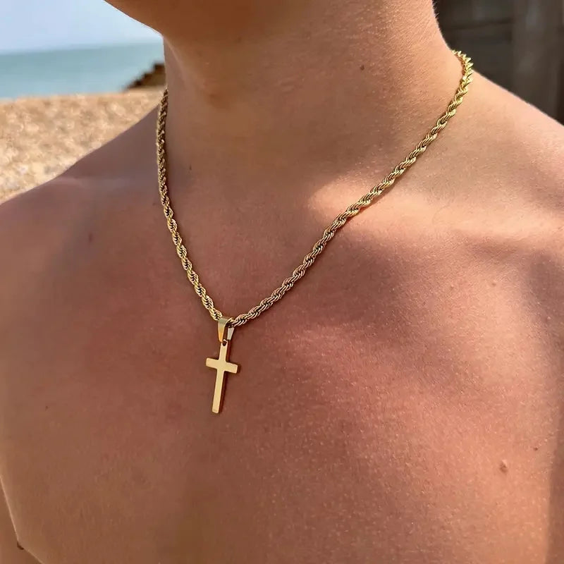 Celeste Cross Necklace