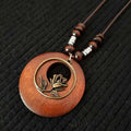 Orvella Bohemian Layered Circle Statement Necklace