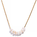 Avelisse Natural Baroque Pearl Accent Necklace