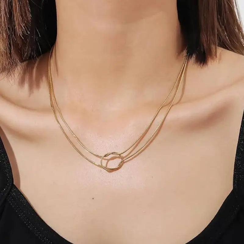 Solara Vintage Knot Chain Necklace
