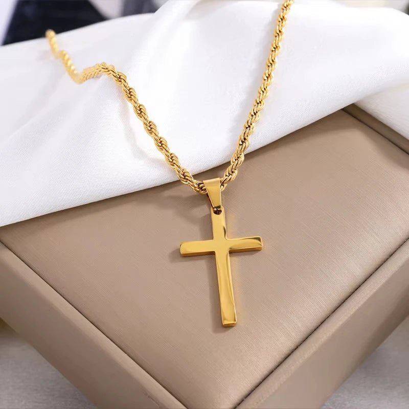 Covenant Solid Cross Necklace