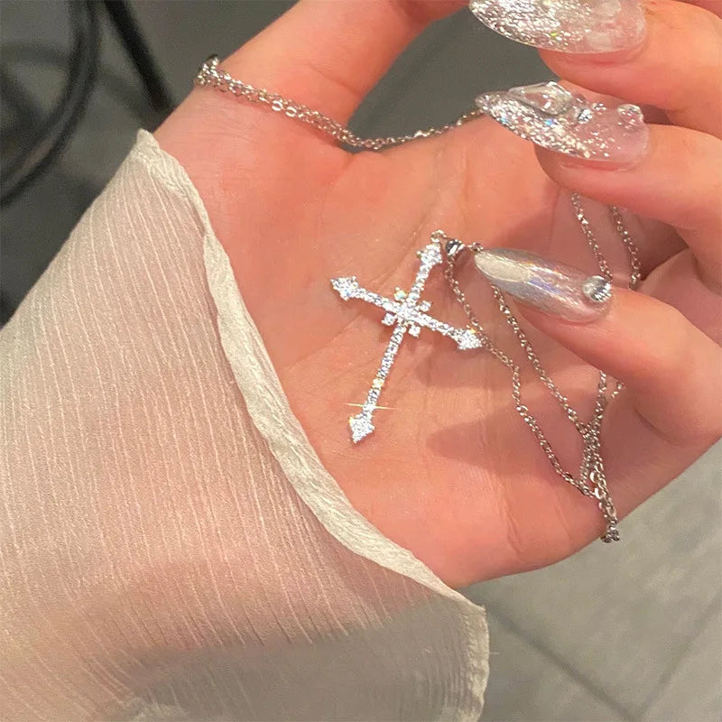 Celeste Cross Necklace