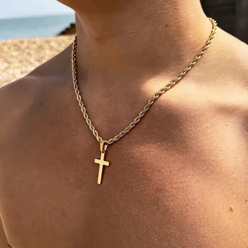 Covenant Solid Cross Necklace