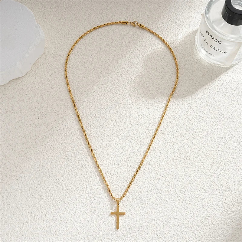 Celeste Cross Necklace
