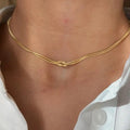 Solara Vintage Knot Chain Necklace