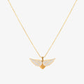 Soaring Angel Wings Necklace | Gold