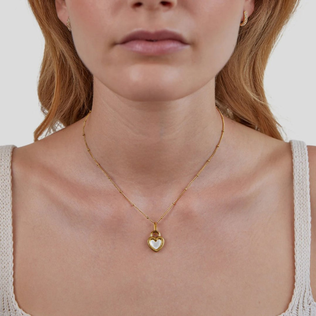Reversible Heart Necklace