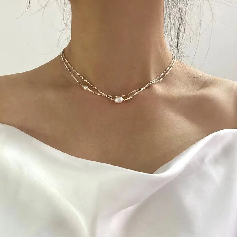 Classic Necklace Featuring Freshwater Pearls VIP