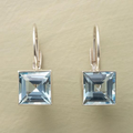 Timeless Blue Glass Harvest Earrings