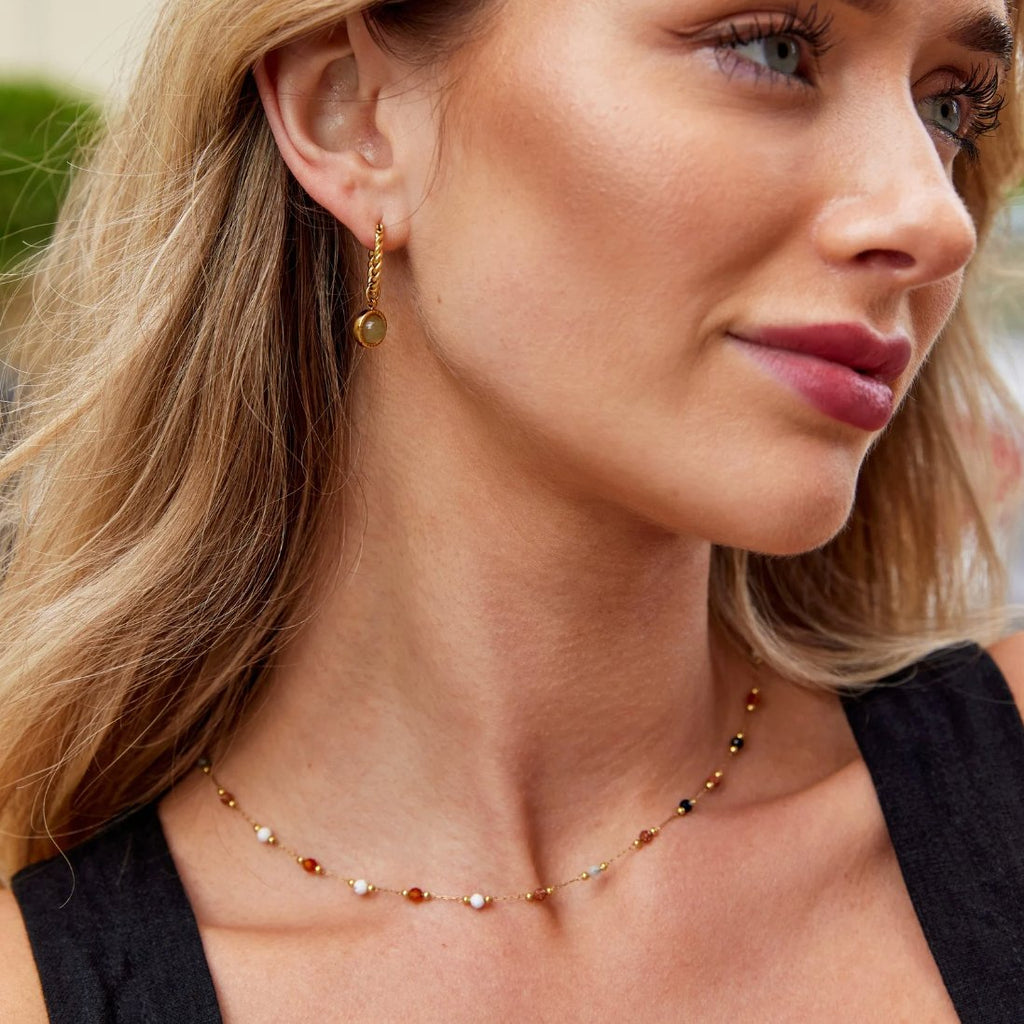 Minimalist Stone Necklace